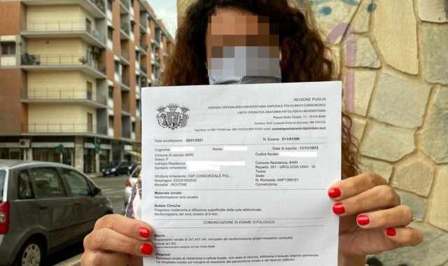  Bari, al Policlinico le diagnosticano un tumore per errore: Mi hanno uccisa per un mese